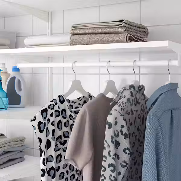 BOAXEL Комбинация для прачечной - белый 165x40x201 см - фото 4