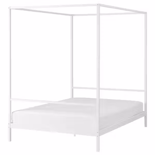 VITARNA ВИТАРНА Каркас кровати на 4-х стойках - белый 140x200 см - фото 2