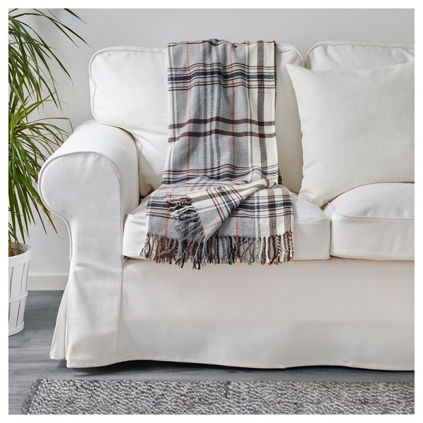 Плед ГЕРМИНЕ, бежевый, коричневый (120x180 см) - фото 3