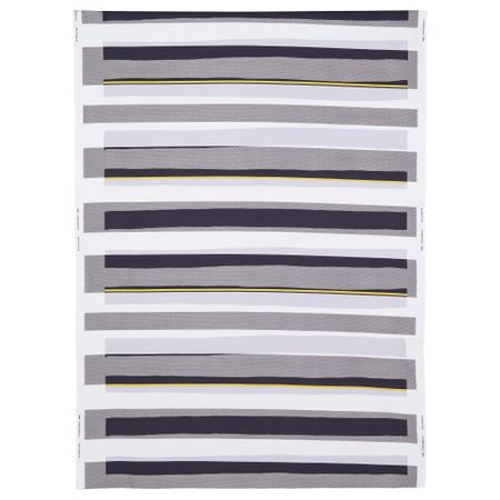 Ткань СЕБРАГРЭС, белый/черный, желтый (150 см)