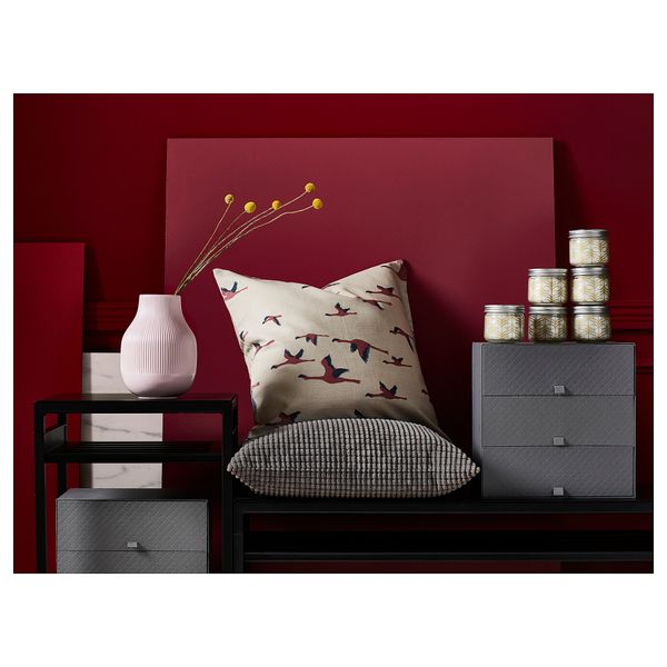 Чехол на подушку МАЙБРИТТ, бежевый (50x50 см) - схема-чертеж с размерами