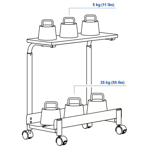IKEA, дополнительный ракурс - схема-чертеж с размерами