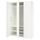 Гардероб, комбинация, белый, белый, 150x60x236 см IKEA PAX ПАКС, GRIMO ГРИМО 495.753.55