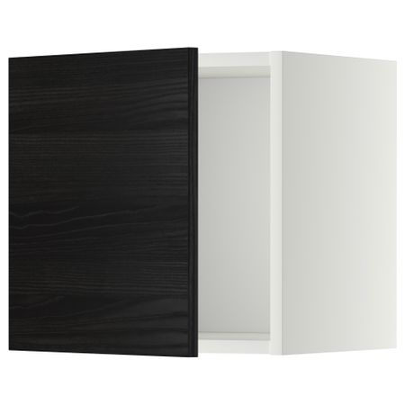 Шкаф навесной МЕТОД, белый, Тингсрид черный
