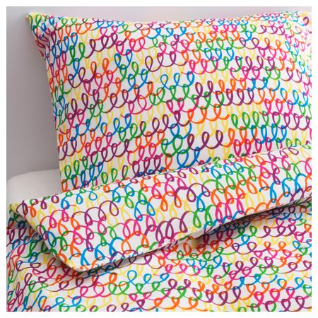 Пододеяльник и 1 наволочка СТИККАТ, разноцветный (150x200/50x70 см)