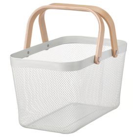RISATORP Корзина - белый 27x42x23 см