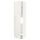 Высокий шкаф для холодильника, 2 дверцы МЕТОД, белый, Сэведаль белый