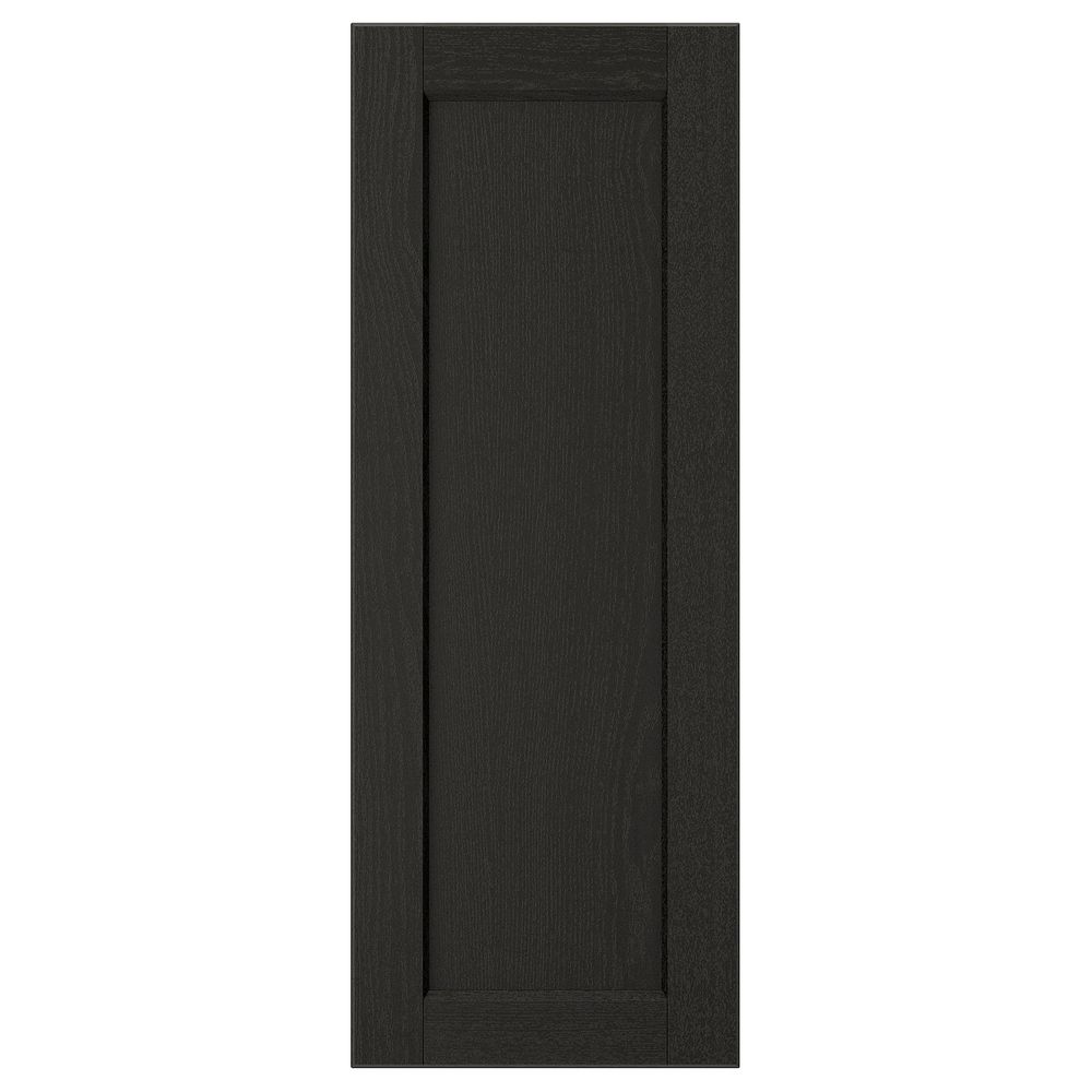 Дверь, черная морилка 30x80 см IKEA LERHYTTAN ЛЕРХЮТТАН 704.186.36 - фото 1