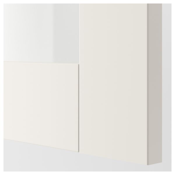 Стеклянная дверь СЭВЕДАЛЬ, белый - фото 2