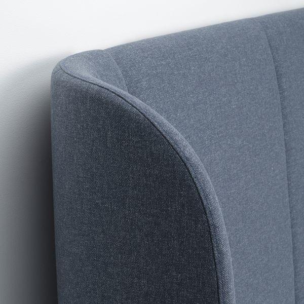 Каркас кровати с обивкой, 140x200 см, Gunnared синий IKEA TUFJORD ТЮФЬЁРД 004.464.02 - фото 8