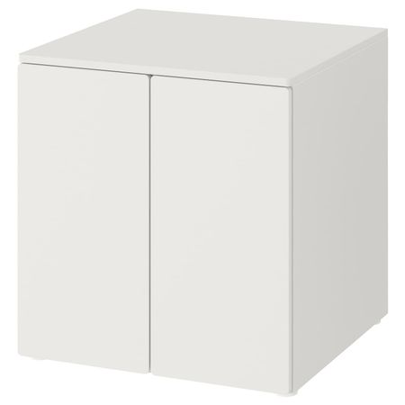 Шкаф, белый белый/с 1 полкой 60x57x63 см IKEA SMÅSTAD СМОСТАД / OPPHUS ОПХУС 793.950.70