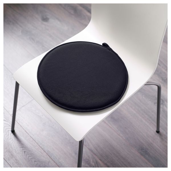 Подушка на стул ЦИЛЛА, черный (34 см) - фото 2