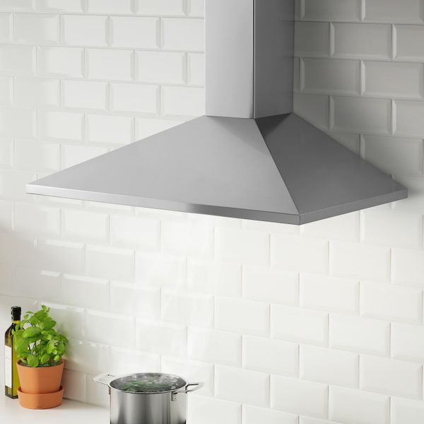 Колпак вытяжного шкафа стенного крепл, нержавеющая сталь 90 см IKEA RYTMISK РЮТМИСК 703.939.66 - фото 4