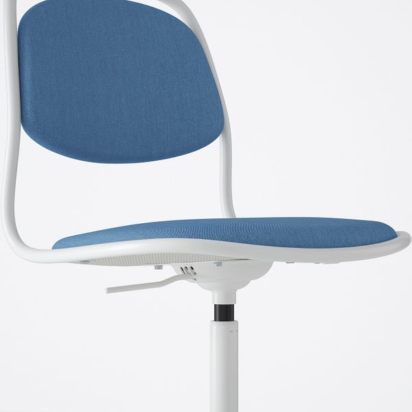 Рабочий стул, белый/Висле синий IKEA ÖRFJÄLL ОРФЬЕЛЛЬ 393.030.44 - фото 5