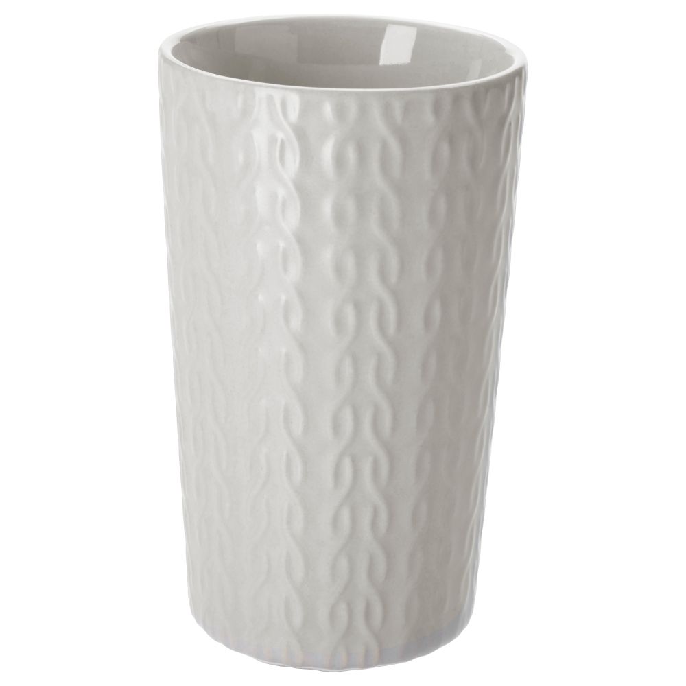 Стакан ВИНТЕР 2017, узор «плетение», светло-серый (35 сл) - фото 1