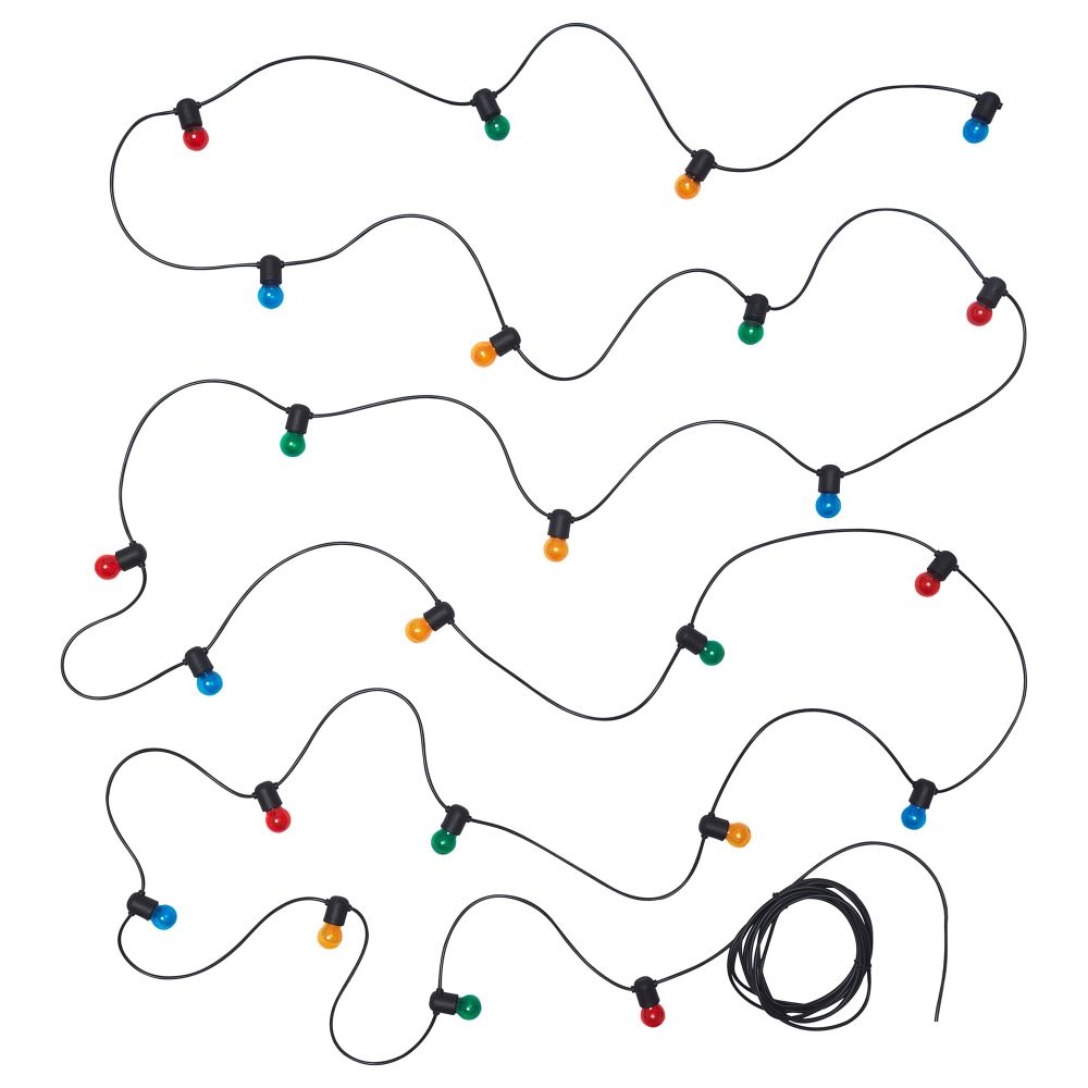 Гирлянда, 24 светодиода СОЛВИДЕН, для сада, разноцветный - фото 1