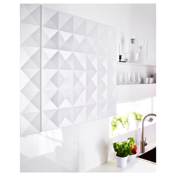 Дверь ГЭРРЕСТАД, белый - фото 4