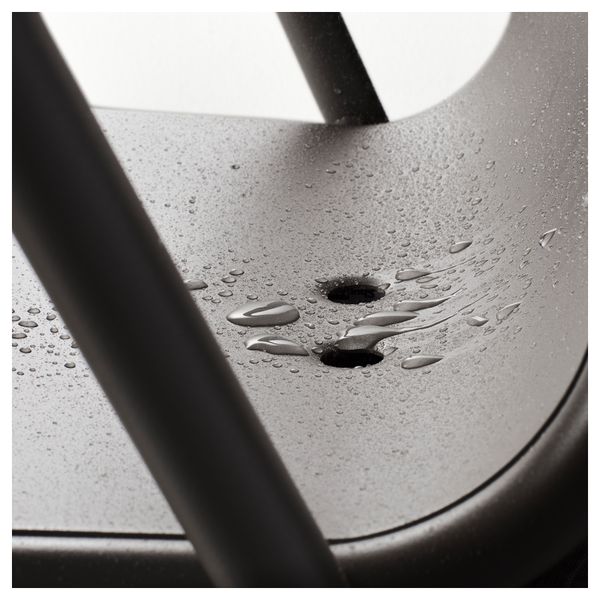 Садовый стул ТУНХОЛЬМЕН, серый - фото 5