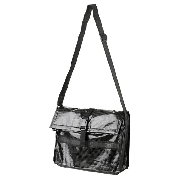 Сумка, 34x43x10 см/13 л, черный IKEA OBEGRÄNSAD 605.251.37 - фото 1