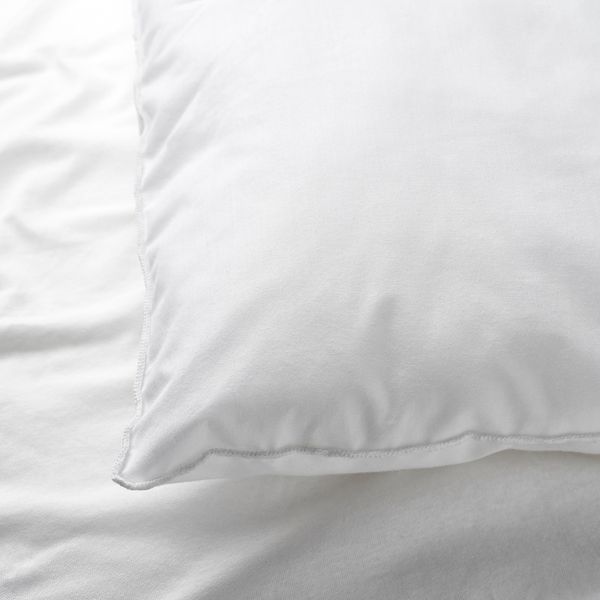 Наволочка в детскую кроватку, белый 35x55 см IKEA LEN ЛЕН 204.026.28 - схема-чертеж с размерами