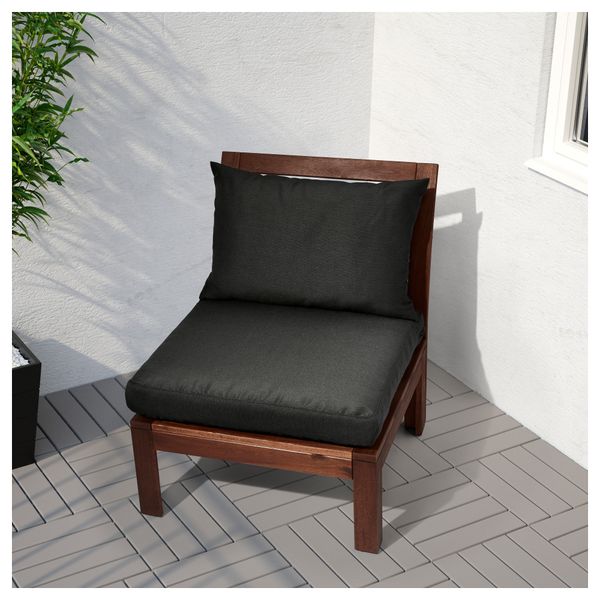 Подушка для садовой мебели ХОЛЛО, черный (62x42 см) - фото 2