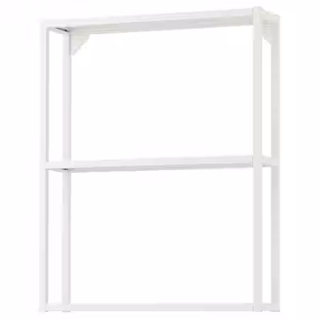 ENHET Навесной каркас с полками - белый 60x15x75 см