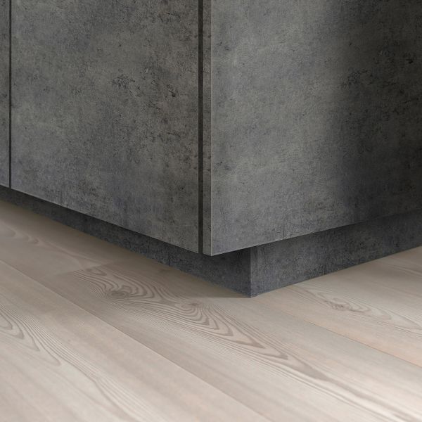 Цоколь, темно-серый под бетон 220x8 см IKEA KALHYTTAN КАЛЬХЮТТАН 705.217.56 - схема-чертеж с размерами