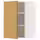 METOD Навесной шкаф с полками - белый/Sinarp дубовый шпон 40x60 см