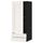 Навесной шкаф с дверцей, 2 ящика МЕТОД / МАКСИМЕРА, черный, Сэведаль белый