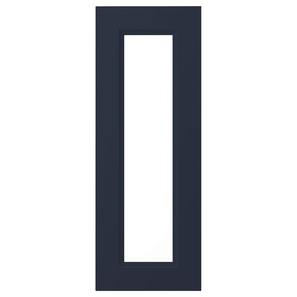 Стеклянная дверь, матовая поверхность синий 30x80 см IKEA AXSTAD АКСТАД 104.912.34 - схема-чертеж с размерами