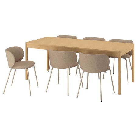 TONSTAD / KRYLBO Стол и 6 стульев