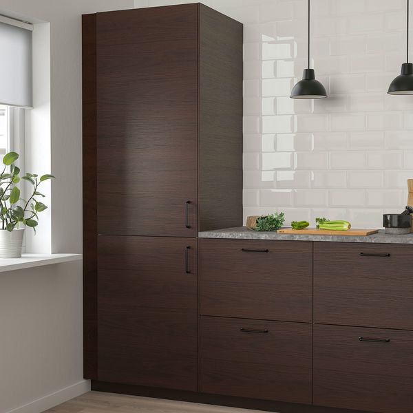 Дверь, 40x100 см, темно-коричневый под ясень IKEA ASKERSUND АСКЕРСУНД 704.252.41 - фото 5