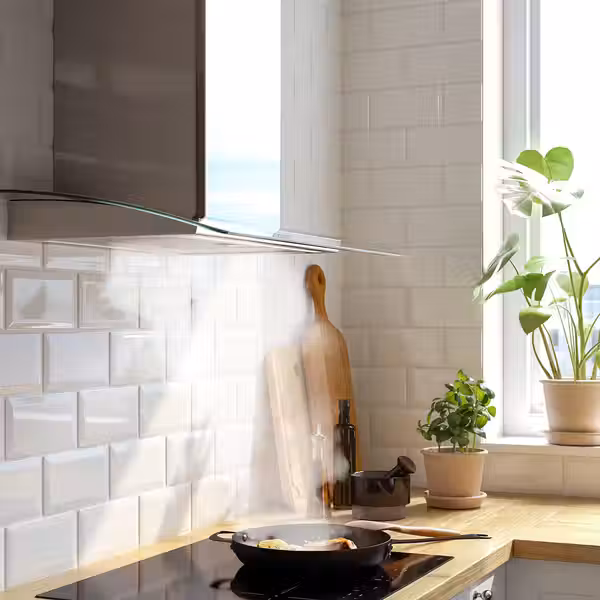 BALANSERAD Вытяжка кухонная стен креп (колпак) - нержавеющая сталь/стекло 80 см - фото 7