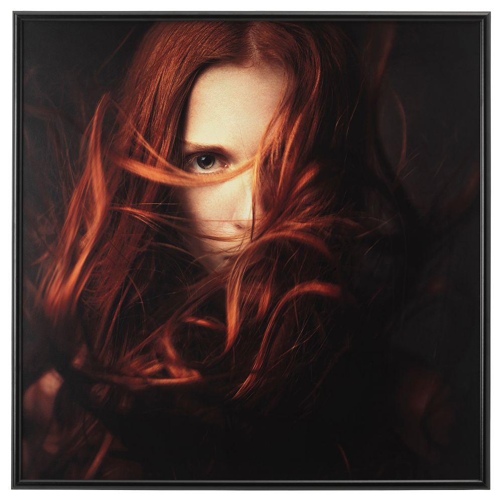 Картина НОРРХАССЕЛ, Рыжие волосы (91x91 см) - фото 1
