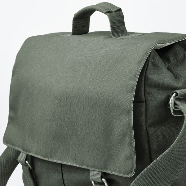 Сумка, оливково-зеленый 14 л IKEA DRÖMSÄCK ДРЁМСЭКК 004.413.05 - схема-чертеж с размерами