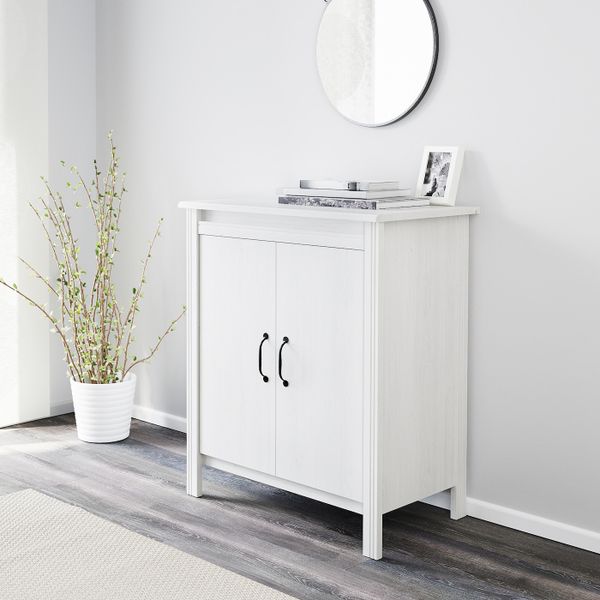 Шкаф с дверями, белый 80x93 см IKEA BRUSALI БРУСАЛИ 304.397.54 - фото 5