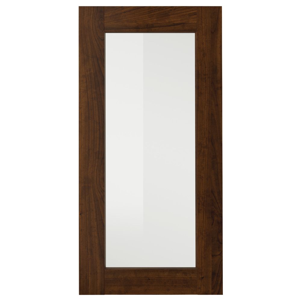 Стеклянная дверь ЭДСЕРУМ, под дерево коричневый - фото 1