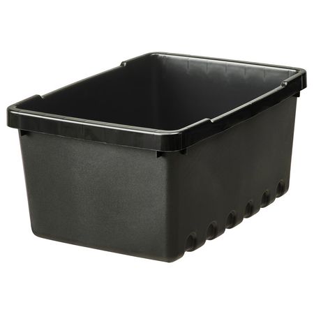 UPPSNOFSAD Контейнер - чёрный 25x17x12 см/3.5 л