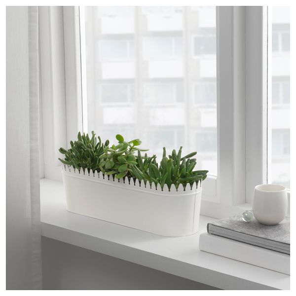 Кашпо ВИНТЕР 2018, овал белый (10.5 см) - фото 2