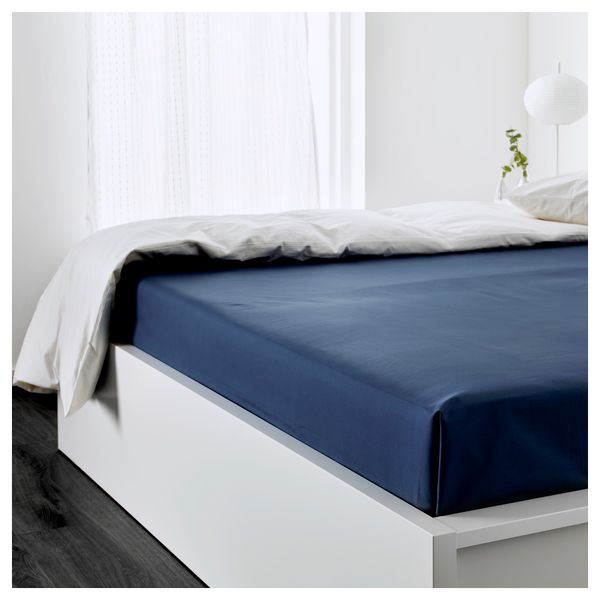 Простыня УЛЛЬВИДЕ, темно-синий - фото 4
