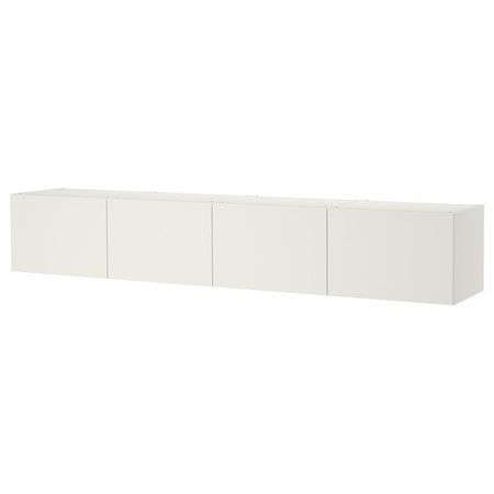 Настенный модуль для хранения, белый Фоннес/белый 240x42x40 см IKEA OPPHUS ОПХУС 893.206.54