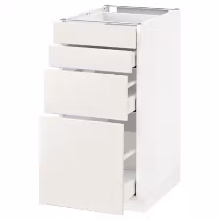 METOD / MAXIMERA Напольн шкаф 4 фронт панели/4 ящика