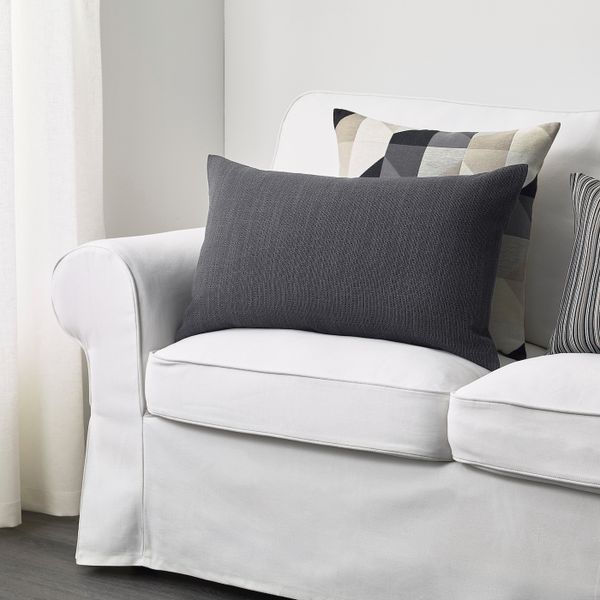 Чехол на подушку, антрацит 40x65 см IKEA HILLARED ХИЛЛАРЕД 703.701.68 - схема-чертеж с размерами