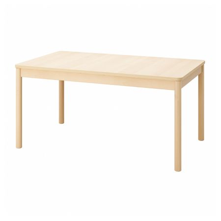 Раздвижной стол, береза 155/210x90x75 см IKEA RÖNNINGE РЁННИНГЕ 304.160.26