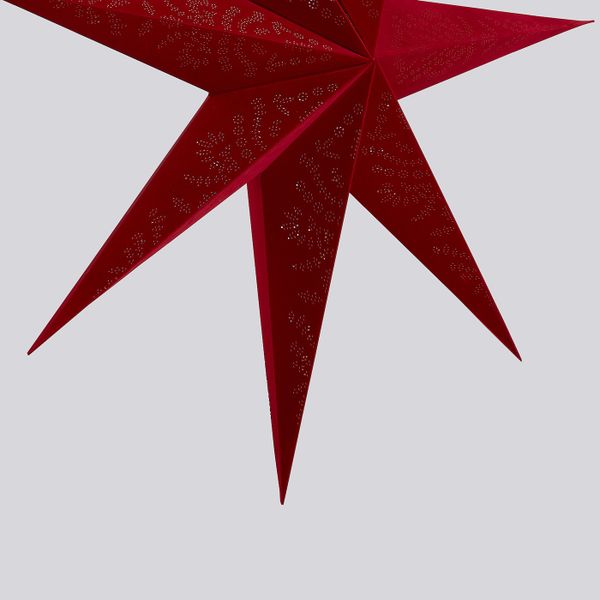 Абажур, бархат красный 90 см IKEA STRÅLA СТРОЛА 804.769.04 - фото 1