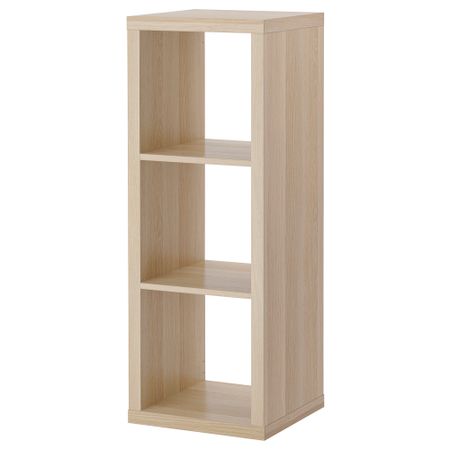 Стеллаж, под беленый дуб, 42x112 см IKEA KALLAX КАЛЛАКС 005.084.71