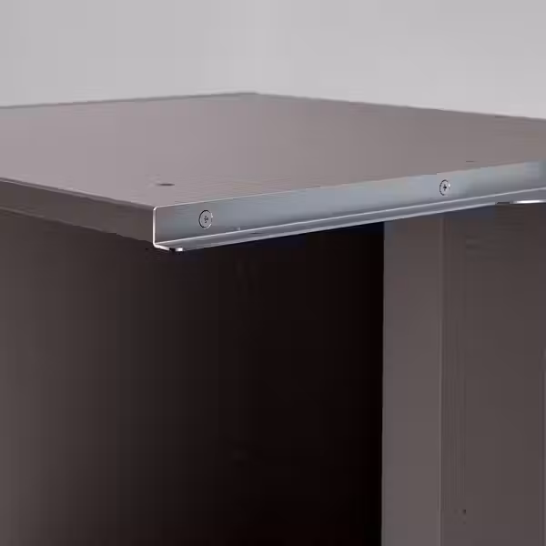 PAX Доп угл модуль д/гардероба/4 полки - темно-серый 53x58x236 см - схема-чертеж с размерами