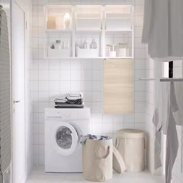 DIMPA Сортировочный мешок с крышкой - светлый серо-бежевый 50 л - фото 5