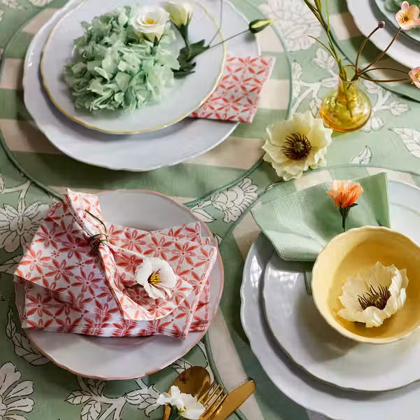 SMÖRFISK СМЁРФИСК Салфетка бумажная - с рисунком/разноцветный 38x38 см - фото 3