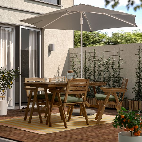 Ковер безворсовый, для дома, улицы IKEA KORSNING 205.414.84 - фото 5